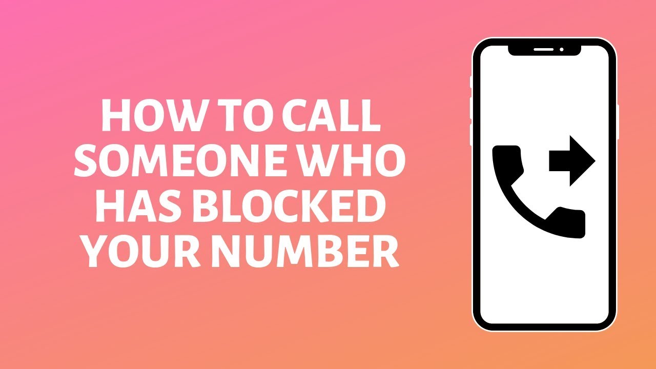 how to call someone who has blocked unknown numbers